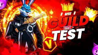 1VS1 Guild Test In Free Fire 🔥 Come To My Guild 🥰 MS Thakur Live freefire libe [upl. by Ruomyes]