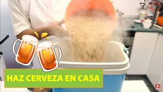 Cómo hacer Cerveza artesanal y casera Receta cerveza 🍾😋 [upl. by Dodge]