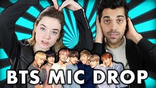 REACTING TO BTS MIC DROP MUSIC VIDEO Feat Natalie Rine [upl. by Primavera]