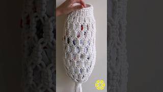 DIY Puxa Saco em MacramêTutorial👆macrame macrametutorial diy tutorial macramepassoapasso [upl. by Troth679]