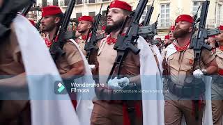 Desfile de las Fuerzas Armadas en Melilla con motivo de su día [upl. by Nuhsyar973]