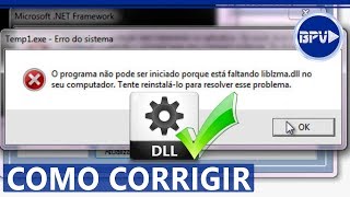 Como Resolver TODOS ERROS de DLL do seu PC Windows [upl. by Ynoep]