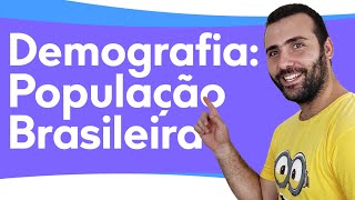 POPULAÇÃO BRASILEIRA CONCEITOS BÁSICOS  ESPAÇO POPULAÇÃO DENSIDADE DEMOGRÁFICA AULA DE GOGRAFIA [upl. by Nidnarb]