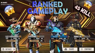 RAISTAR B2K AJJUBHAI RIGADA  4 LEGENDS IN RANKED MATCH  INSANE GAMEPLAY 45 KILL [upl. by Ahsemak]