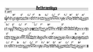 Anthropology  Play along  C version [upl. by Aihsiek]