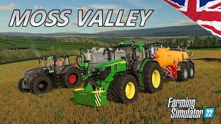 Busy With A Digestate amp Lime Contract  Ep14  Moss Valley  Farming Simulator 22 [upl. by Anesor512]