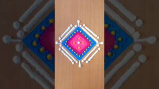 Rangoli shorts youtubeshorts rangoli satisfying [upl. by Lenrow890]