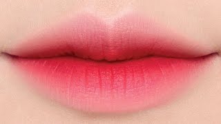 TUTORIAL OMBRE LIPS ALA KOREA  GRADIENT LIPS  compilation part 3 [upl. by Rehpotsihrc]