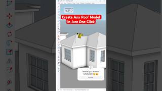 Create Any Roof Model in Just One Click with the SketchPlus Plugin in SketchUp [upl. by Haldi221]