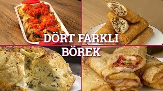 Dört Farklı Börek Tarifi Seç Beğen  Yemekcom [upl. by Sunday827]