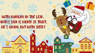 🎅Christmas Nursery Rhyme for Kids  Sing Along with Santa 🎄✨ [upl. by Occor]