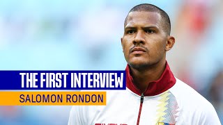 SALOMÓN RONDÓN THE FIRST INTERVIEW  VENEZUELA STRIKER SIGNS FOR EVERTON [upl. by Verlee]