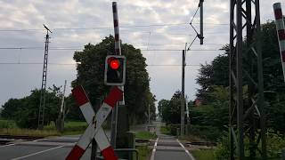 Bahnübergang StadlandRodenkirchen Abser Straße  Railroad Crossing  Spoorwegovegang [upl. by Rawlinson]