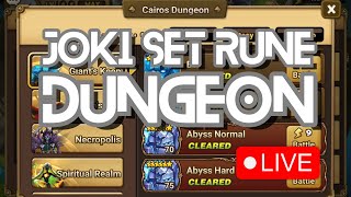 LIVE JOKI SET RUNE DUNGEON PART 2  Summoners War Indonesia [upl. by Meaghan269]