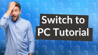 How to connect Nintendo Switch to PC [upl. by Pantin]