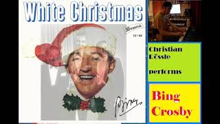 White Christmas  Bing Crosby  Instrumental with lyrics subtitles [upl. by Danae]