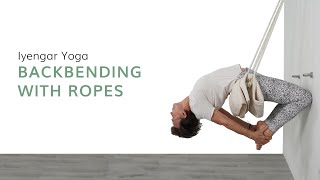 Iyengar YogaBackbending with RopesIntermediate Iyengar Yoga [upl. by Esinad141]