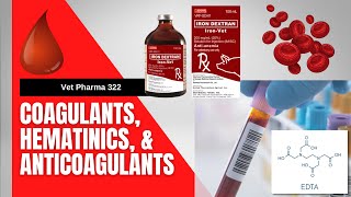 VET PHARMA 2  Coagulants Hematinics amp Anticoagulants  Module 17 Student Output [upl. by Nonnarb]