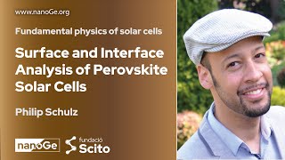 Surface and Interface Analysisof Perovskite Solar Cells  Philip Schulz [upl. by Ardrey]