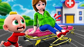 Pregnant Mommy Got A Boo Boo  Taking Care of Mommy  More Funny Kids Songs amp Nursery Rhymes [upl. by Doughman646]