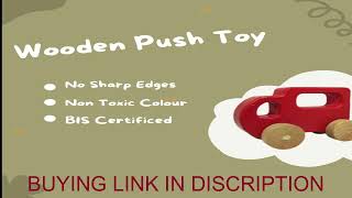 Wooden Push Toys  Eco Friendly Toys [upl. by Greenman184]