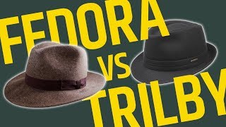 This Over That Brimmed Hats  Fedora vs Trilby  Whats The Difference • Effortless Gent [upl. by Pollard231]