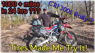 Iron butt SaddleSore 1000 miles CRF300L Rally Adventure Motorcycle Riding Arkansas is Awesome [upl. by Ahsenac]