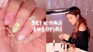 How to Do GelX Nails Like a PRO 💫 nail extensions  beginner nail art [upl. by Kelson927]