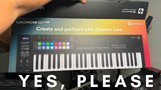 Novation Launchkey 49 MK3  Ableton 12 Casual Unboxing amp Chat [upl. by Ellertnom91]