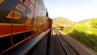 BNSF Special trains eye view at Cajon Pass [upl. by Minor]