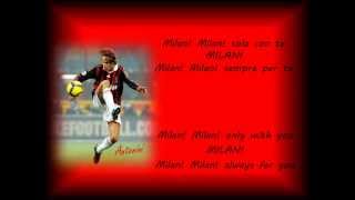 AC Milan anthem with lyrics amp english translation [upl. by Charis]