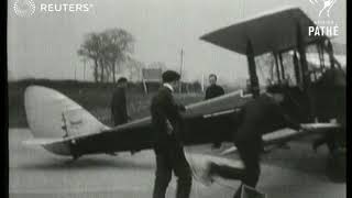 GOLF Aerial golf match at Sonning 1930 [upl. by Laurin]