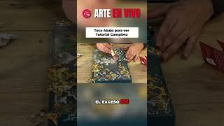 Pasos Para Crear un Falso Acabado con Decoupage Arte y Manualidades [upl. by Westbrooke784]