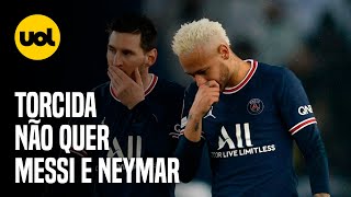 TORCEDORES DO PSG XINGAM MESSI E PEDEM QUE NEYMAR VÁ EMBORA ASSISTA [upl. by Gabrila]