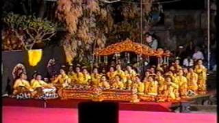 Balinese Gamelan  Kebyar style Bali Arts Festival 1997 [upl. by Ikik]