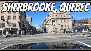 Sherbrooke Quebec Canada  Driving Tour  Conduire au Centreville [upl. by Refitsirhc538]