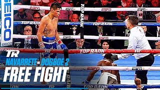 Emanuel Navarrete Forces Isaac Dogboes Corner To Stop The Fight  MAY 11 2019 [upl. by Montfort821]