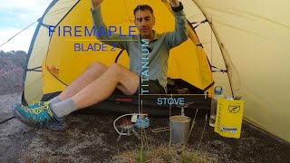 Best Stoves for Wild Camping  FIREMAPLE Blade 2 Titanium Vs Soto Windmaster [upl. by Nyrhtac771]