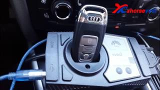 How to use VVDI2 to Program Audi A4 B8 Key [upl. by Lidah]