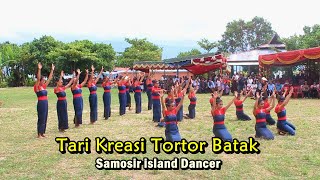 TARI KREASI TORTOR BATAK TOBA MODERN MARSIADAPARI  SAMOSIR ISLAND DANCER [upl. by Smitty]