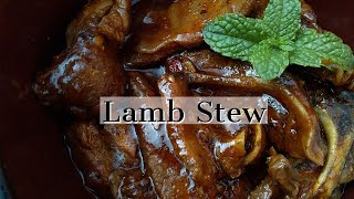 Lamb Stew Recipe  South African Youtuber [upl. by Hobey]