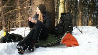 Am dormit singura in zapada 🏕 Adapost sub PRELATA [upl. by Kurtis]