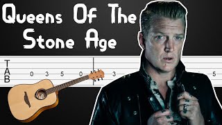 The Vampyre of Time and Memory  Queens of the Stone Age Guitar Tutorial Guitar Tabs Guitar Lesson [upl. by Ardisi602]