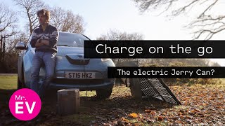 Charging an electric car with an EcoFlow battery and solar panel [upl. by Spitzer]