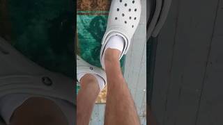 Crocs with no show socks NEW TREND WOW [upl. by Alihs475]