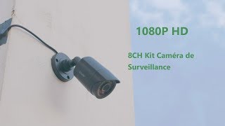 ZOSI 1080p Surveillance Camera français Caméra de Surveillance de Sécurité Domestique [upl. by Ailemac]