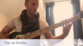 Overwater Jazz Bass Slap Demo [upl. by Lattie]