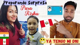 YA TENGO MI DNI Oficialmente Peruano🇵🇪🇮🇳 Mudaremos a Rishu [upl. by Nylsirhc]