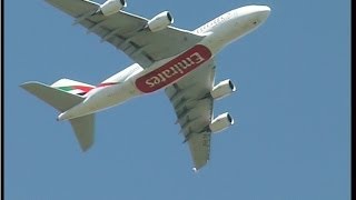 Emirates A380 GoAround amp Landing at Auckland December 2013 [upl. by Viridi445]