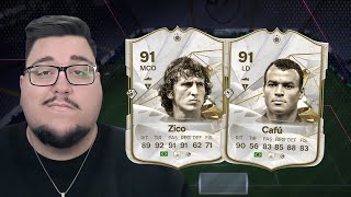 ¿OBLIGATORIOS ZICO 91 amp CAFÚ 91 ICONOS REVIEW  EA FC 24 ULTIMATE TEAM [upl. by Alyce]